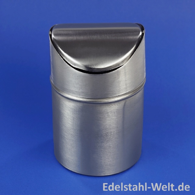 Edelstahl-Abfalleimer fürs Buffet