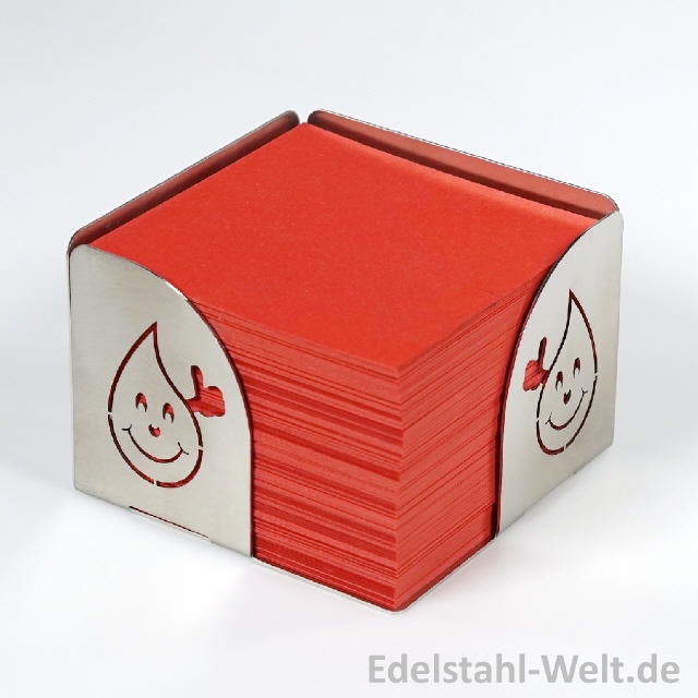 Edelstahl-Notizzettelbox 201