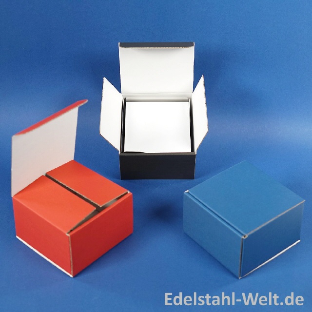 Geschenkverpackung Edelstahl-Notizzettelbox 101